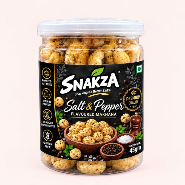 SNAKZA Salt & Pepper jar — front