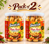 SNAKZA Magic Masala Makhana Pack of 2 — two 45 g jars
