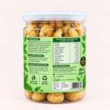 SNAKZA Mint Mania makhana jar — ingredients and nutrition label