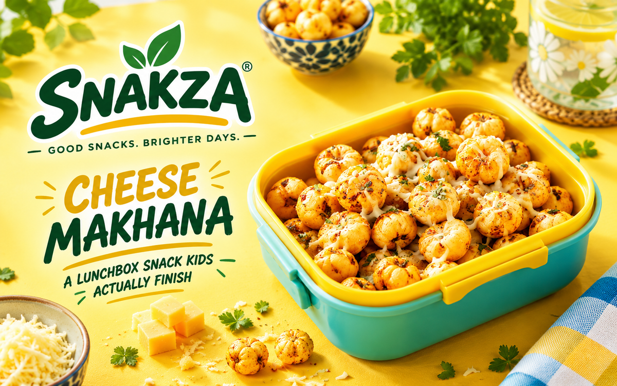 Cheese makhana: a lunchbox snack kids actually finish