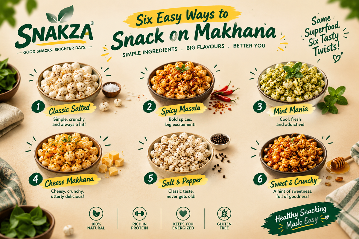 Six easy ways to snack on makhana